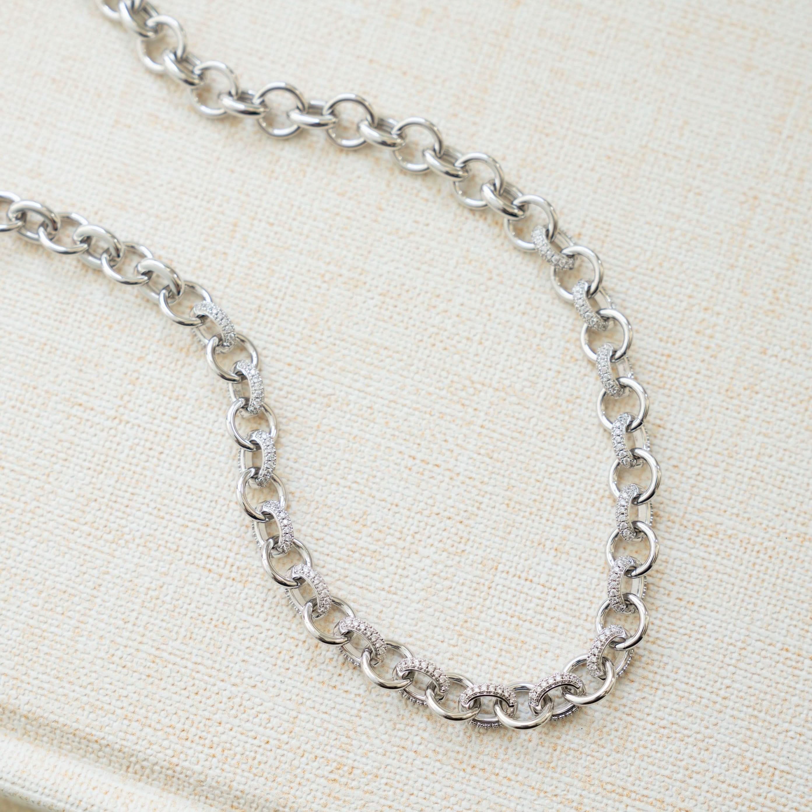 Statement Pavé Necklace