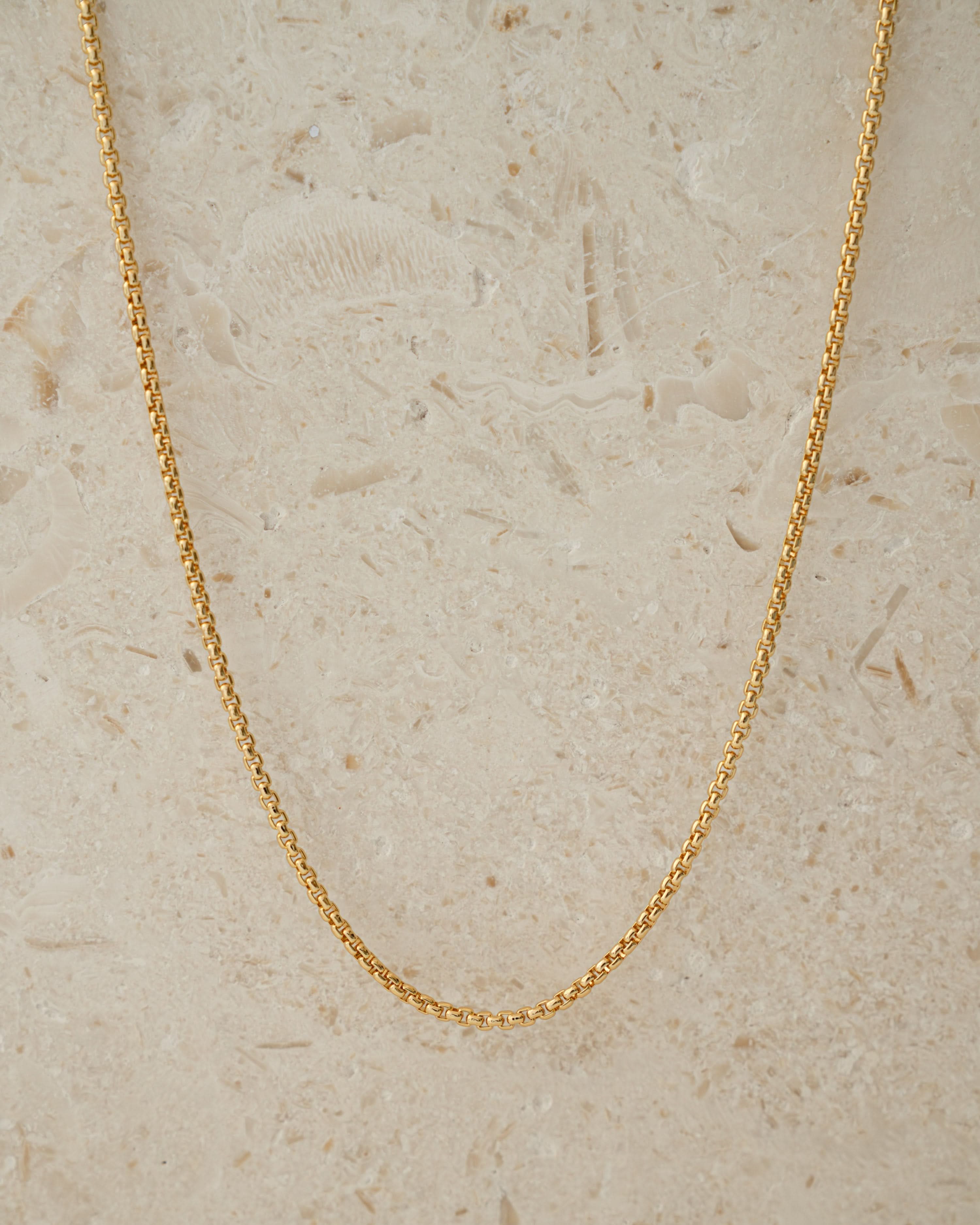 Rounded Box Chain Necklace
