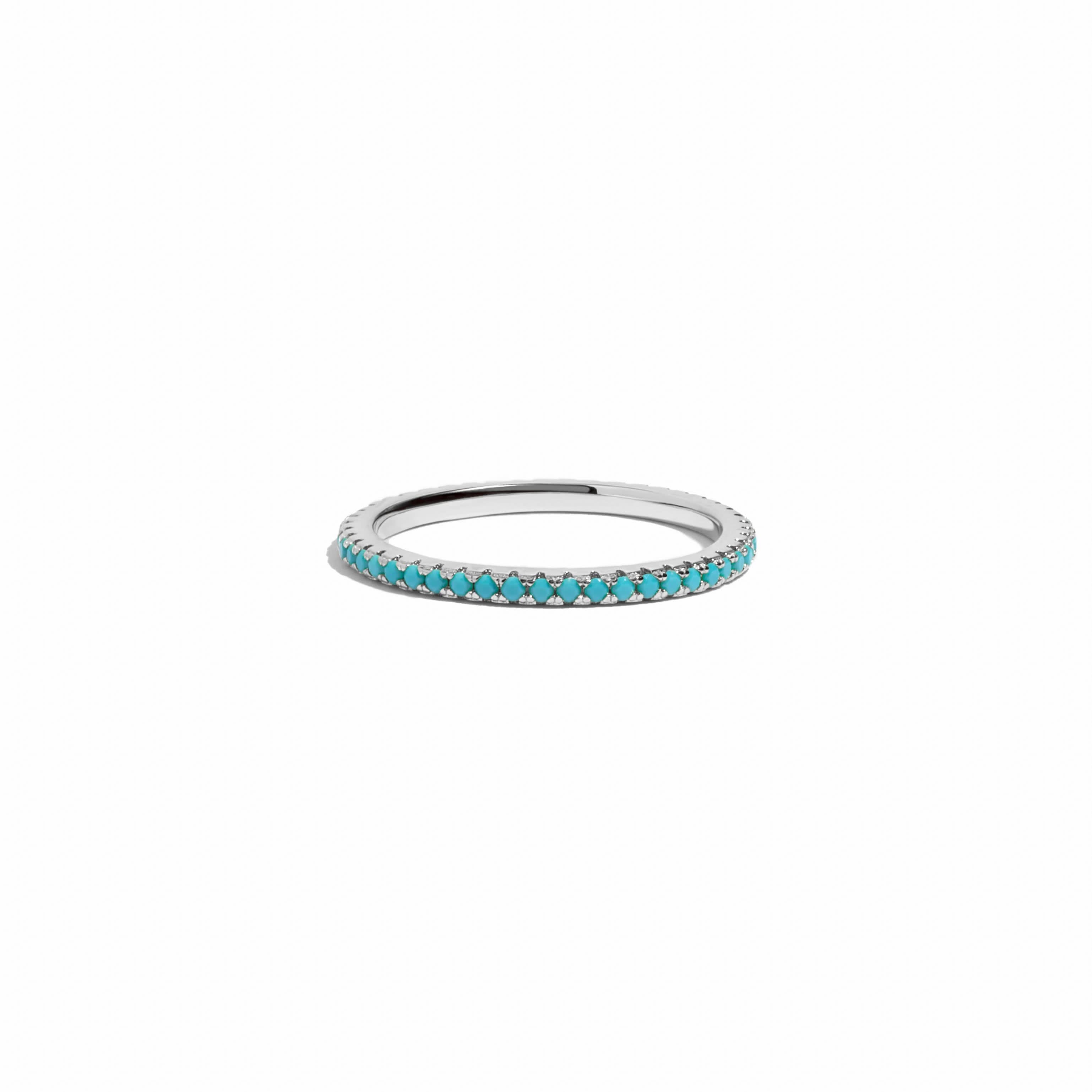Turquoise Eternity Ring