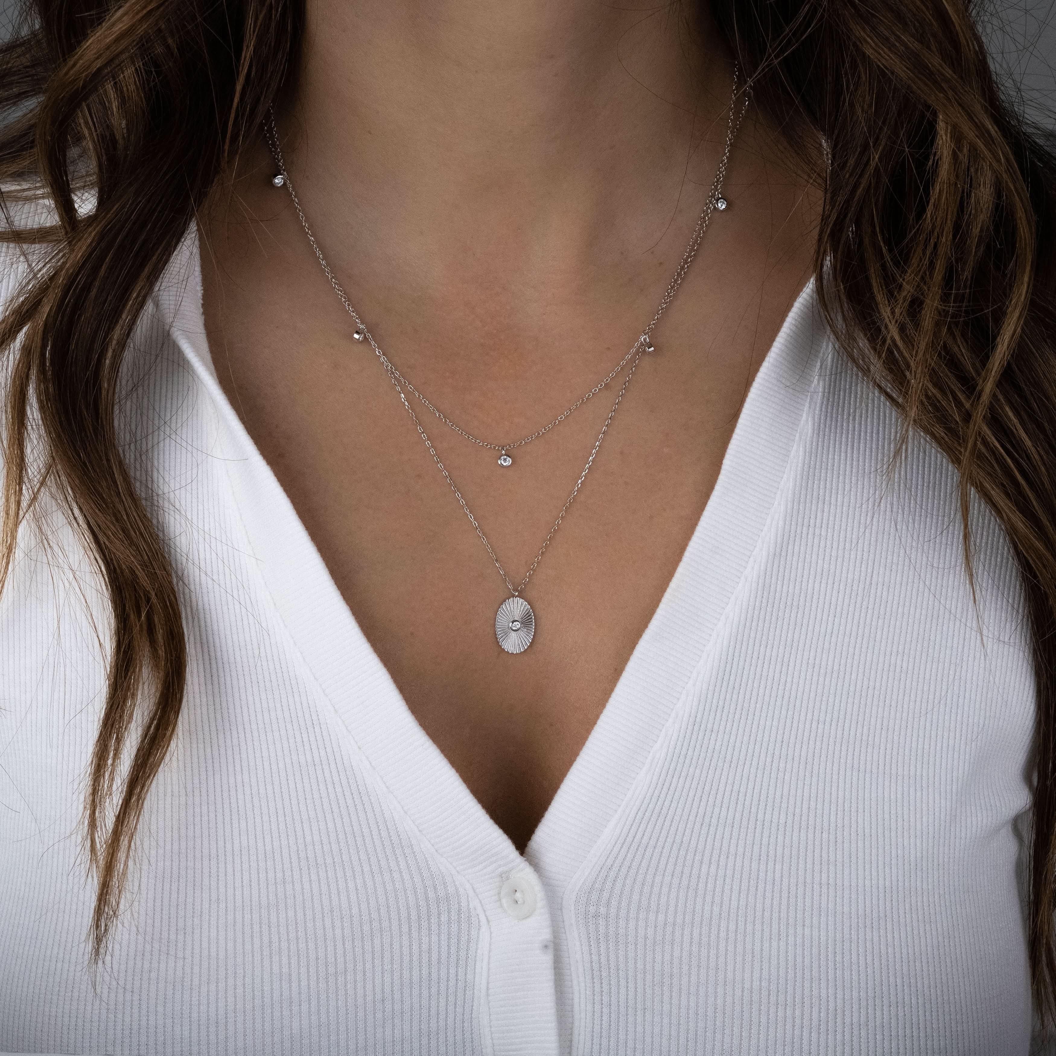 Oval Medallion Necklace