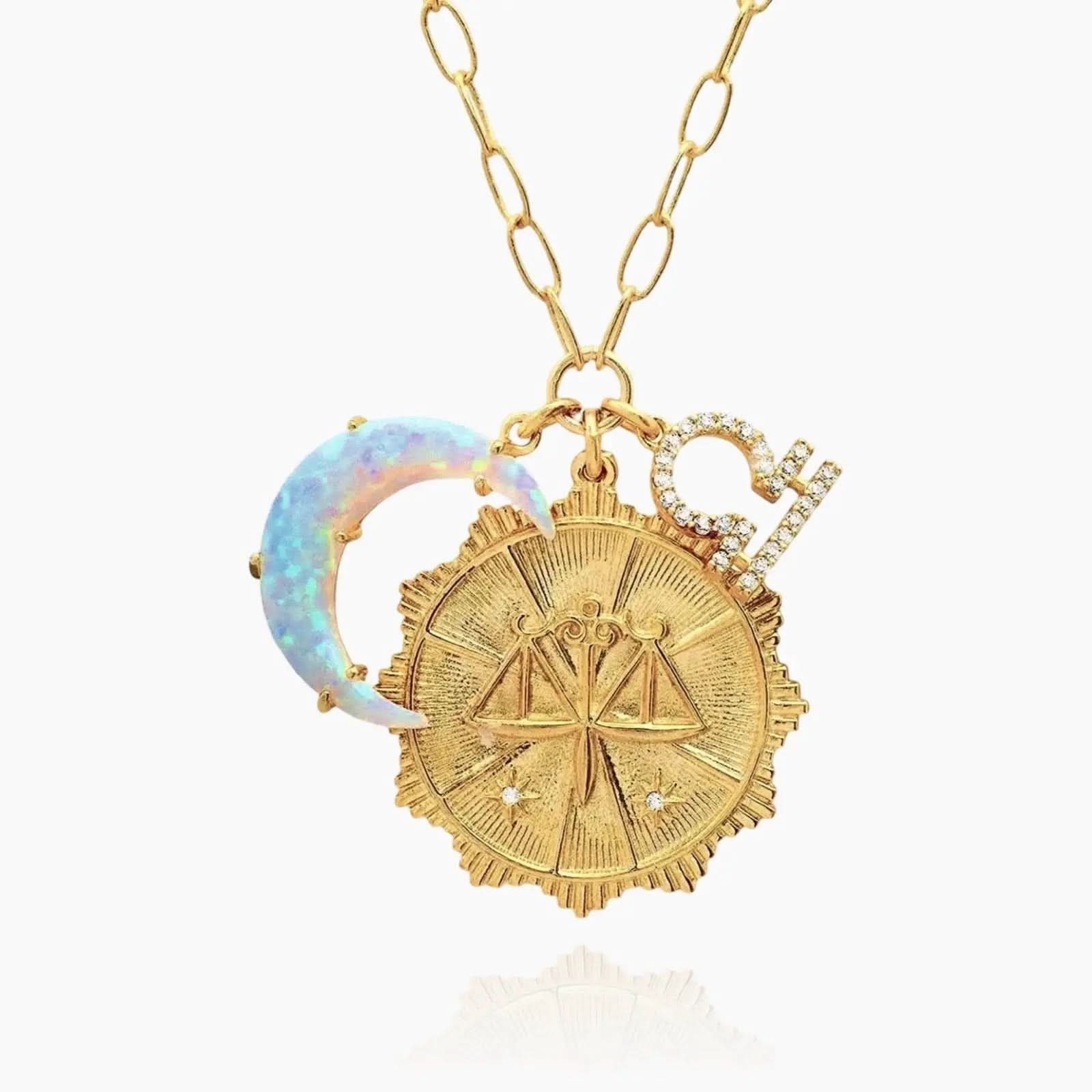 Zodiac Opal Necklace