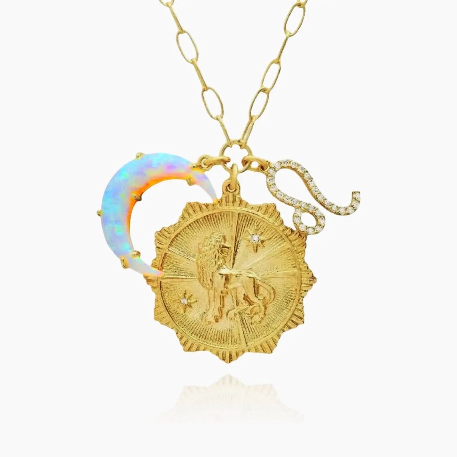 Zodiac Opal Necklace