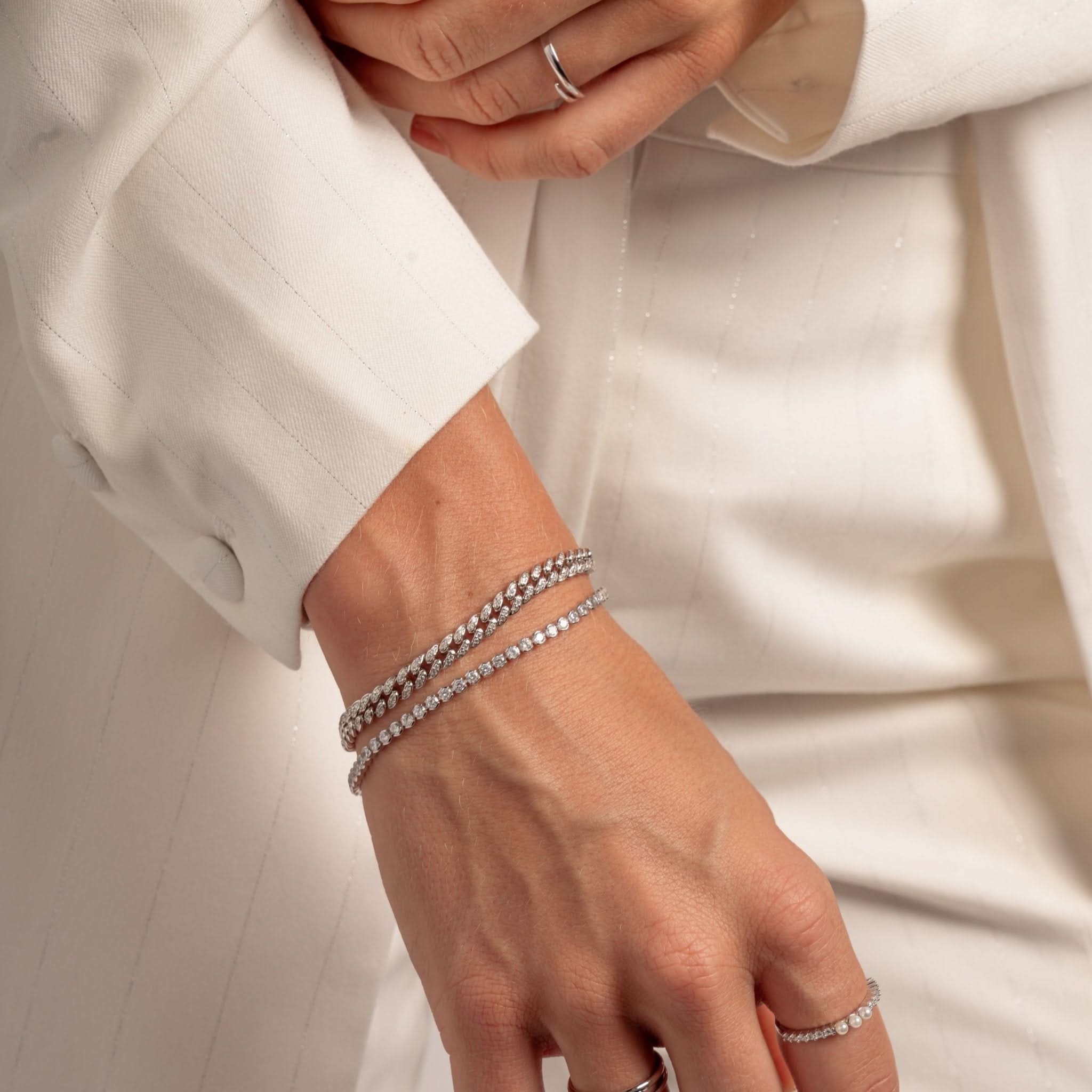 3mm Round Tennis Bracelet