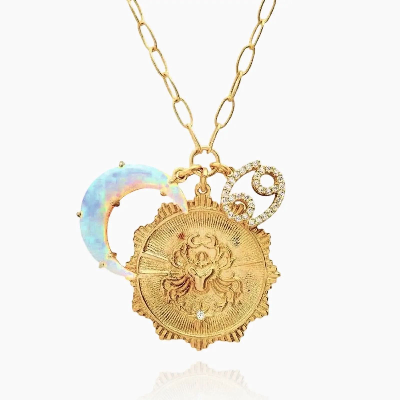 Zodiac Opal Necklace