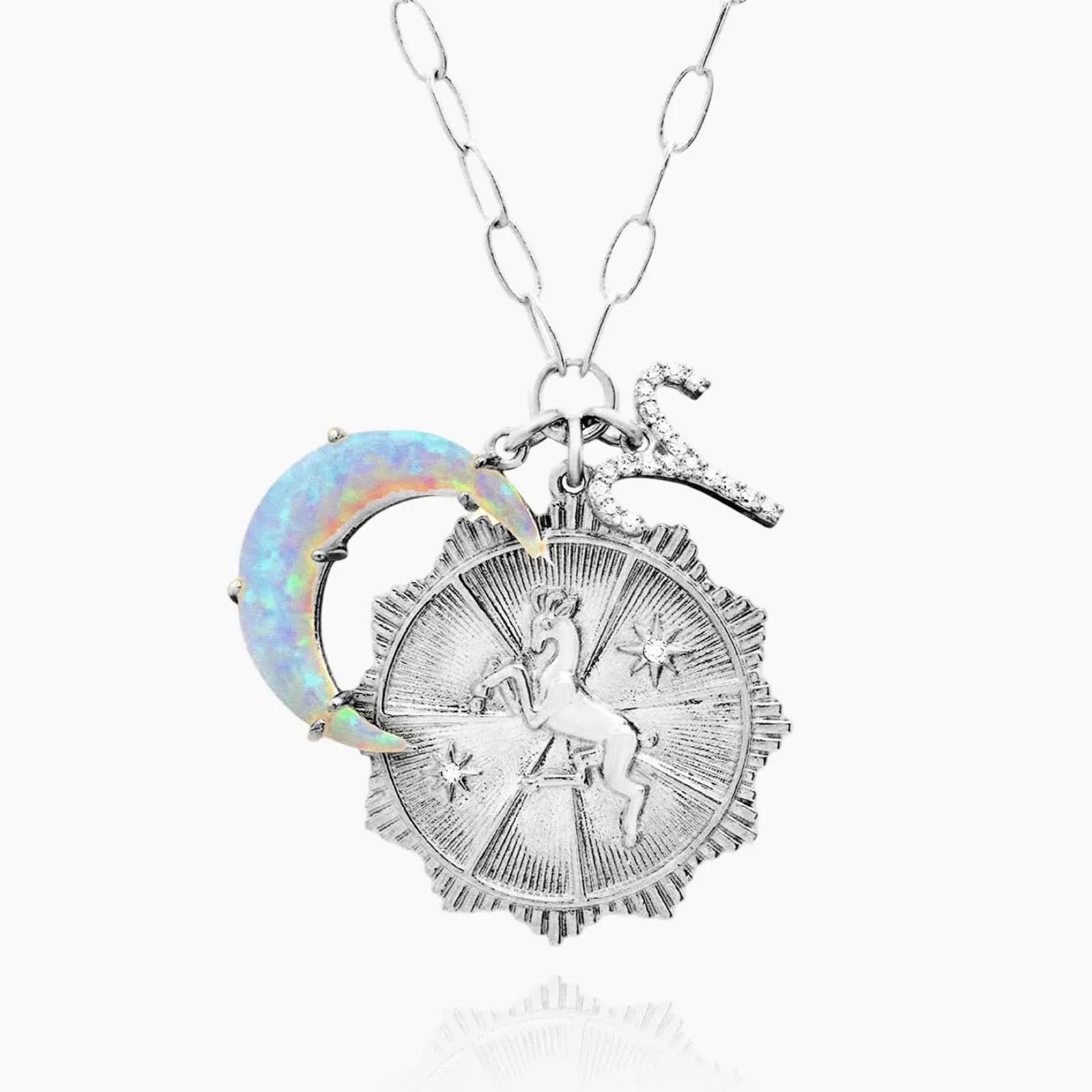 Zodiac Opal Necklace