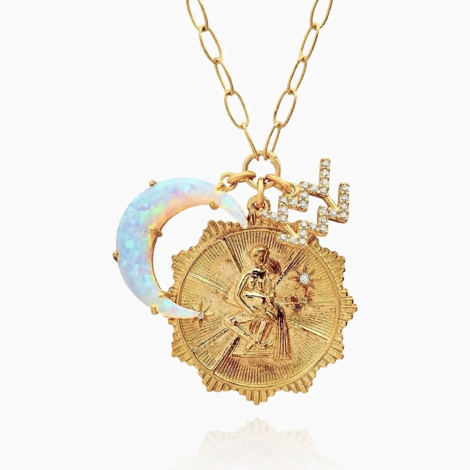 Zodiac Opal Necklace