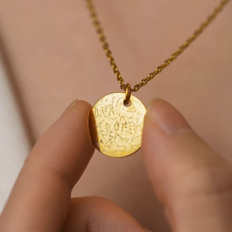 Sternenkarte Nachthimmel Halskette