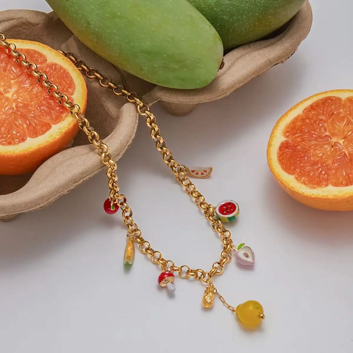 Lemon Charms Necklace