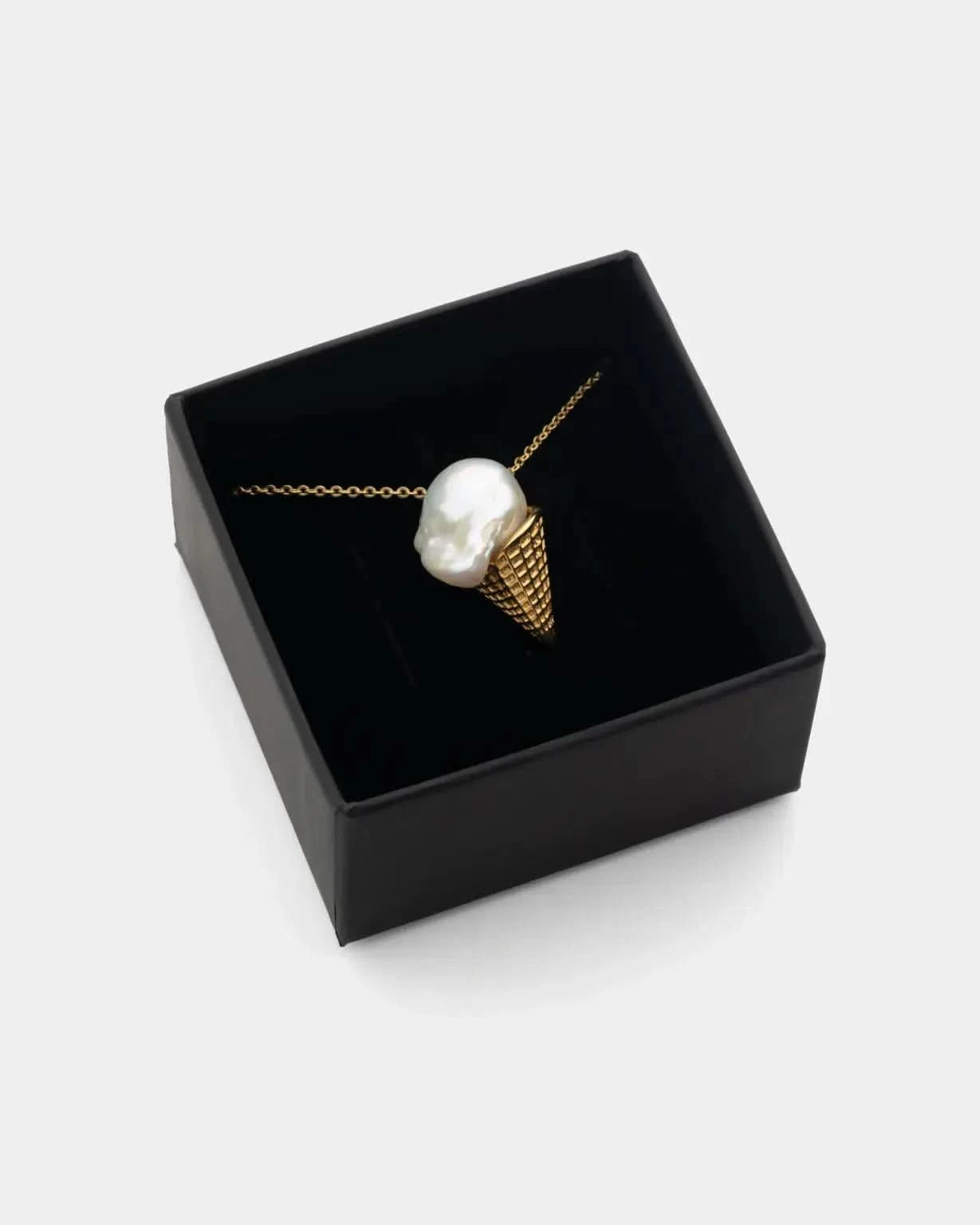 Ice Cream Baroque Pearl Necklace