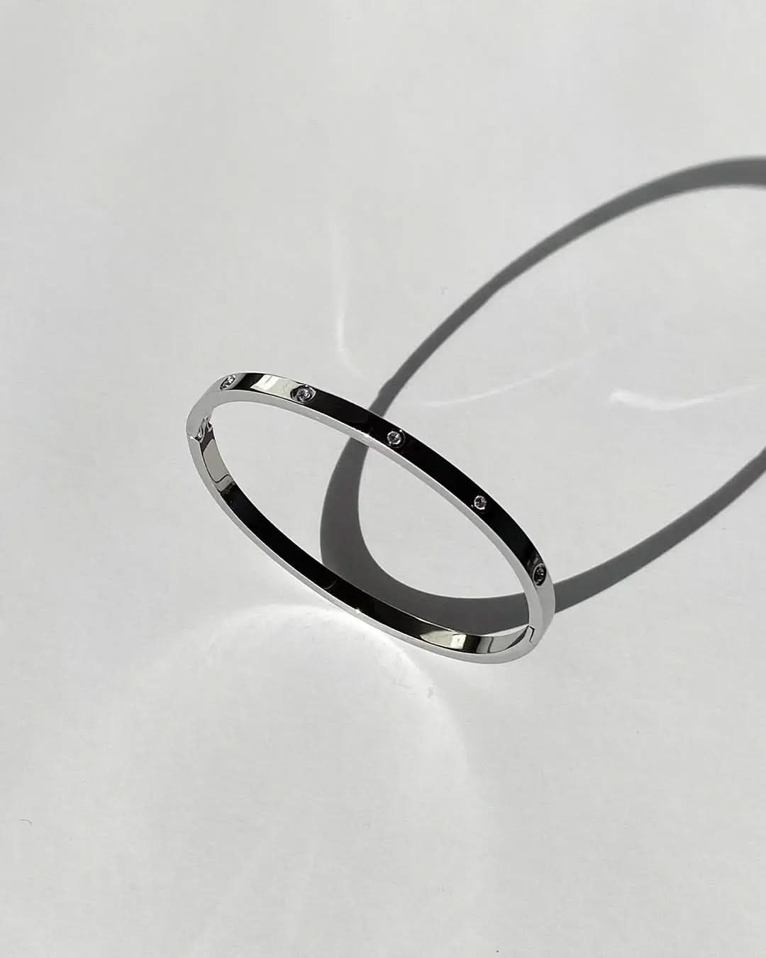 Love Bracelet Thin - 10 - Silver