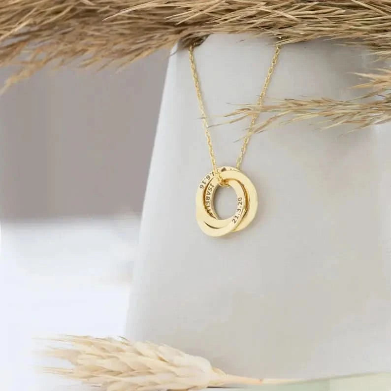 Custom Circles Gift Necklace Circles