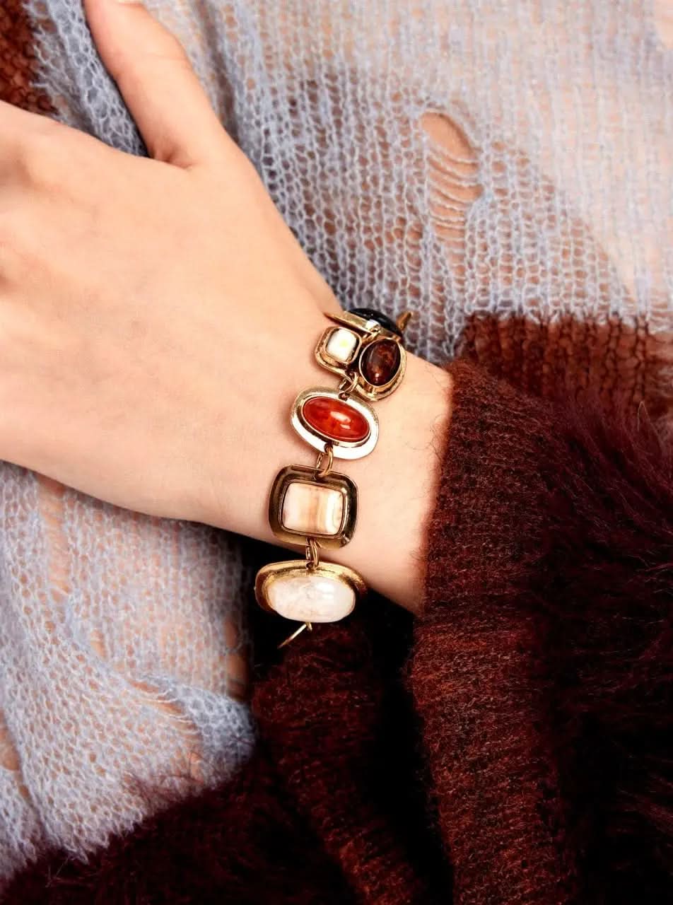 Natural Stone Boho Bracelet