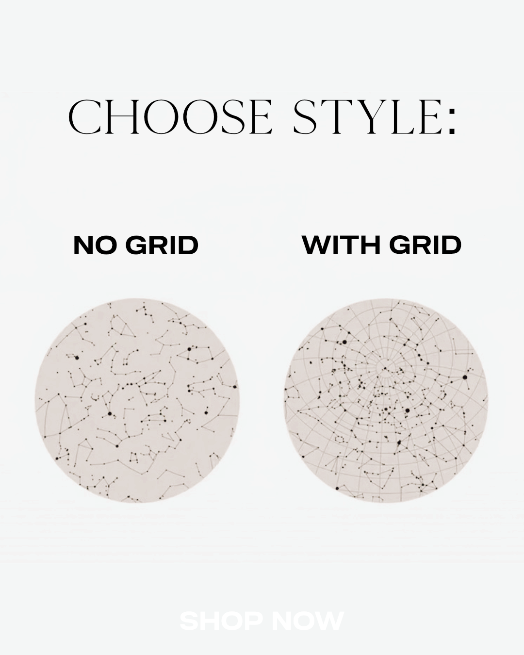 Sternenkarte Nachthimmel Halskette