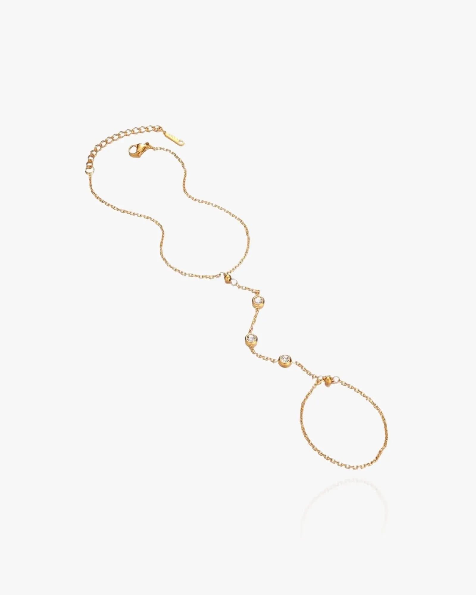 Crystals Hand Chain