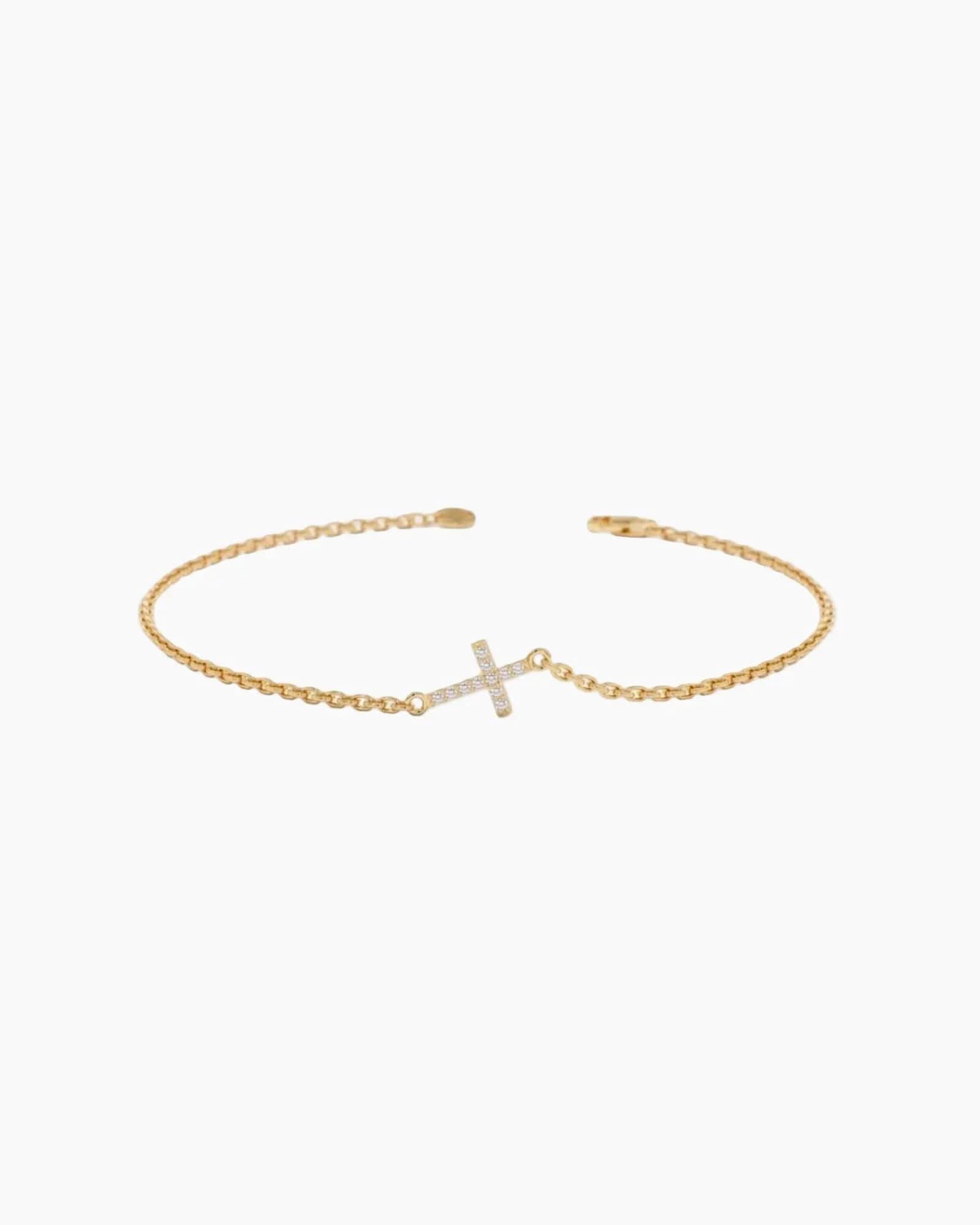 Dainty Cross Bracelet