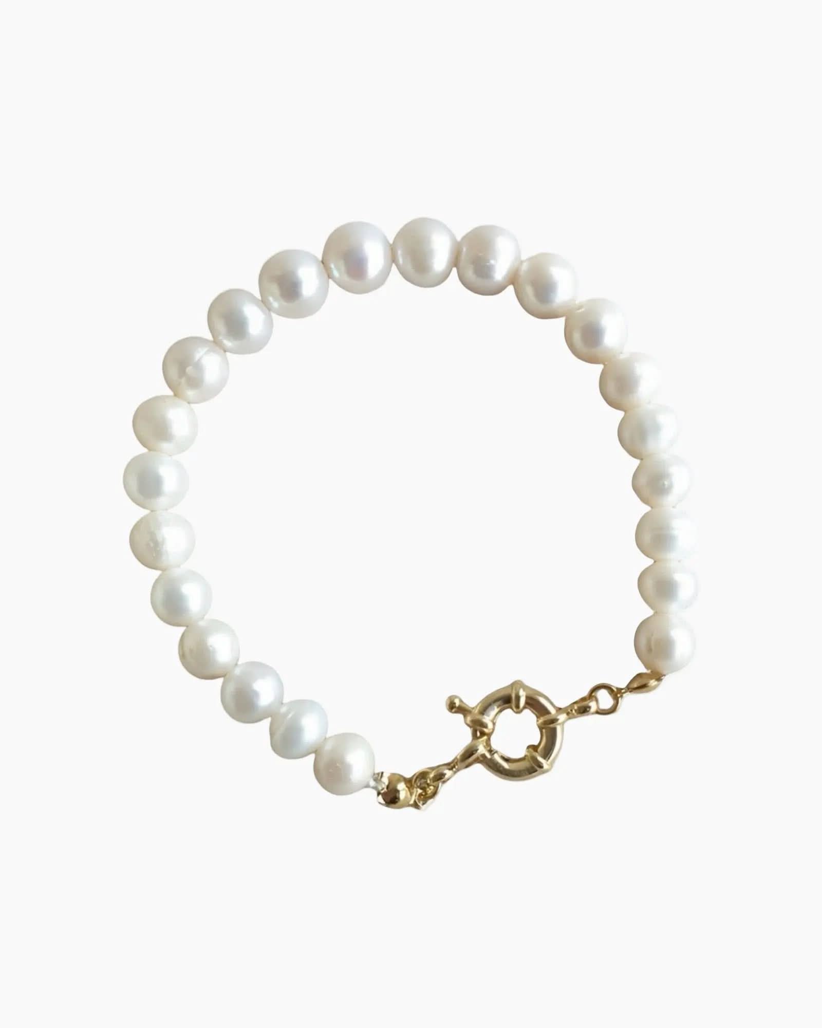 Bridal Natural Pearl Bracelet
