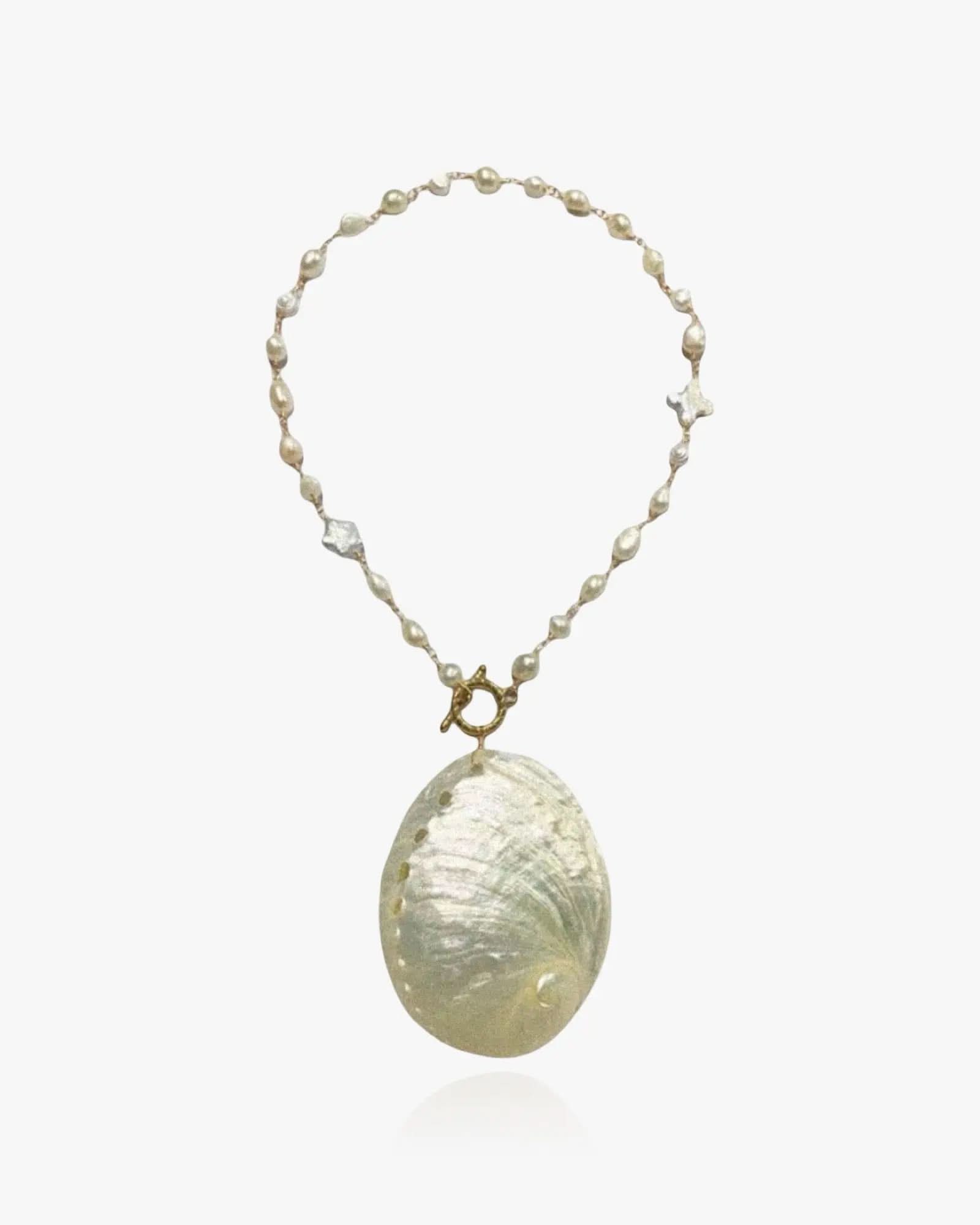 Ocean’s Secret Natural Shell Necklace