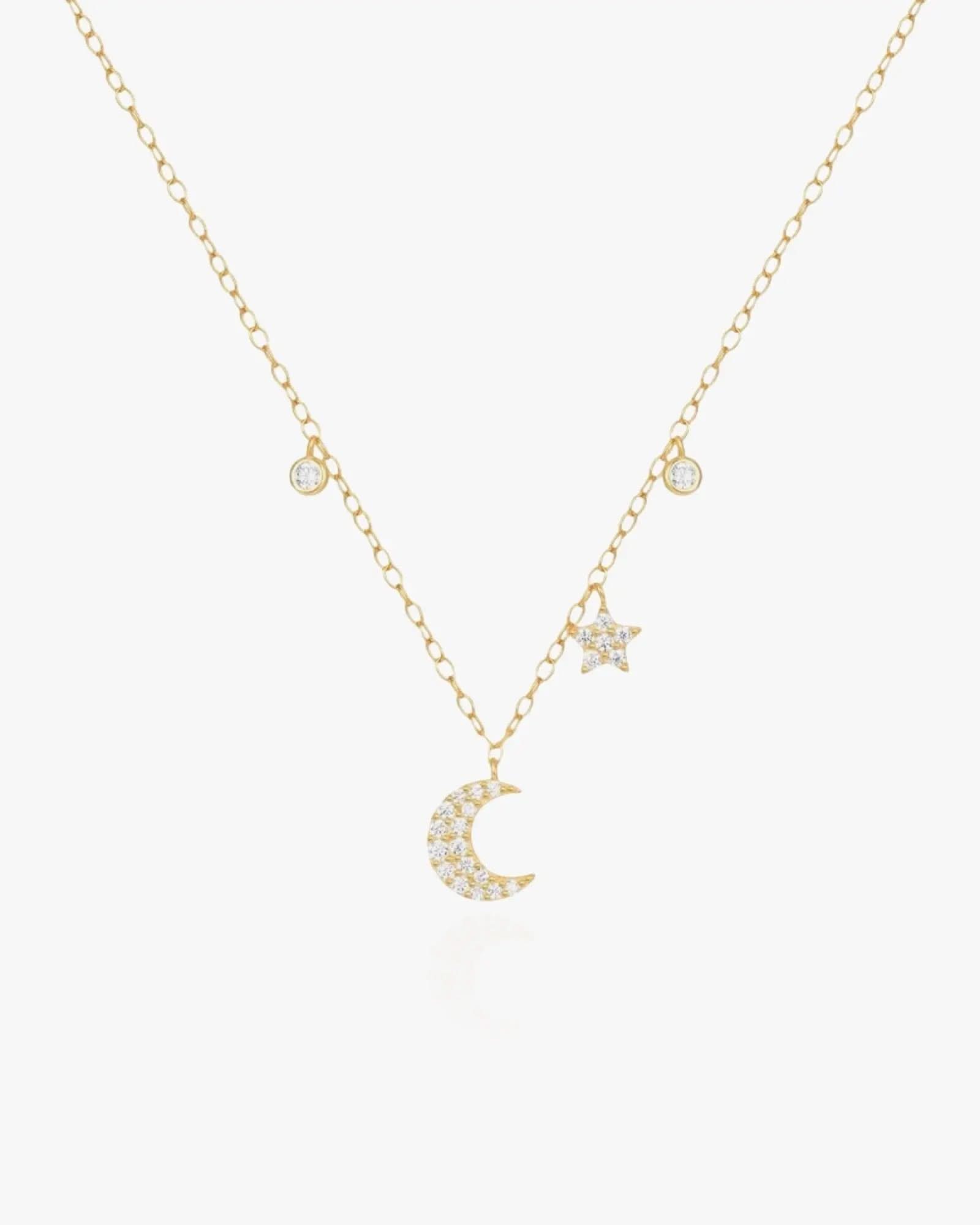 Dainty Moon Necklace