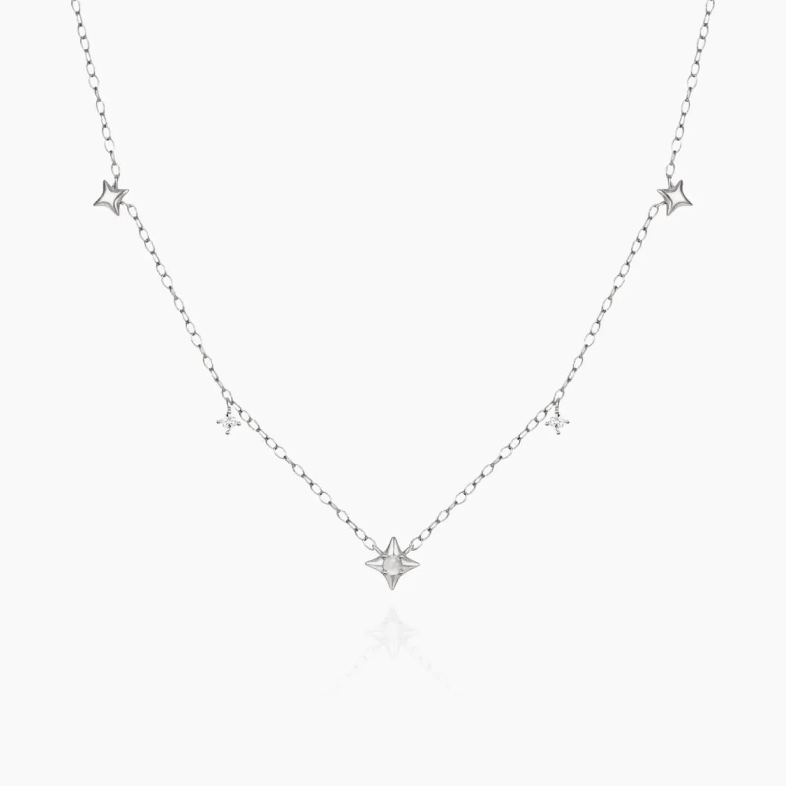 Dainty Necklace with Stars