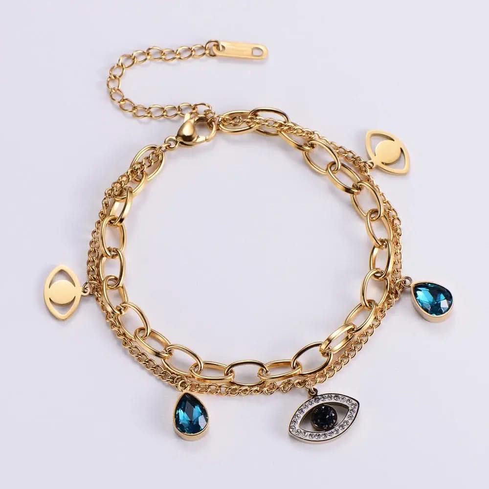 Evil Eye Crystal Bracelet