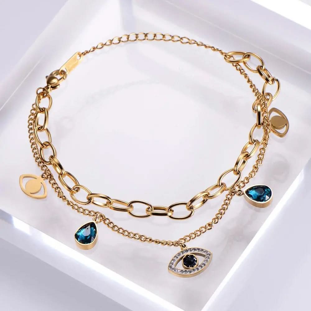 Evil Eye Crystal Bracelet
