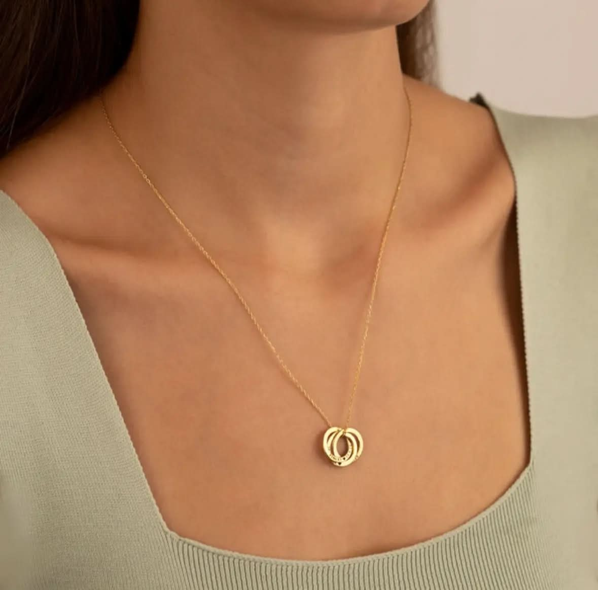 Custom Circles Gift Necklace Circles