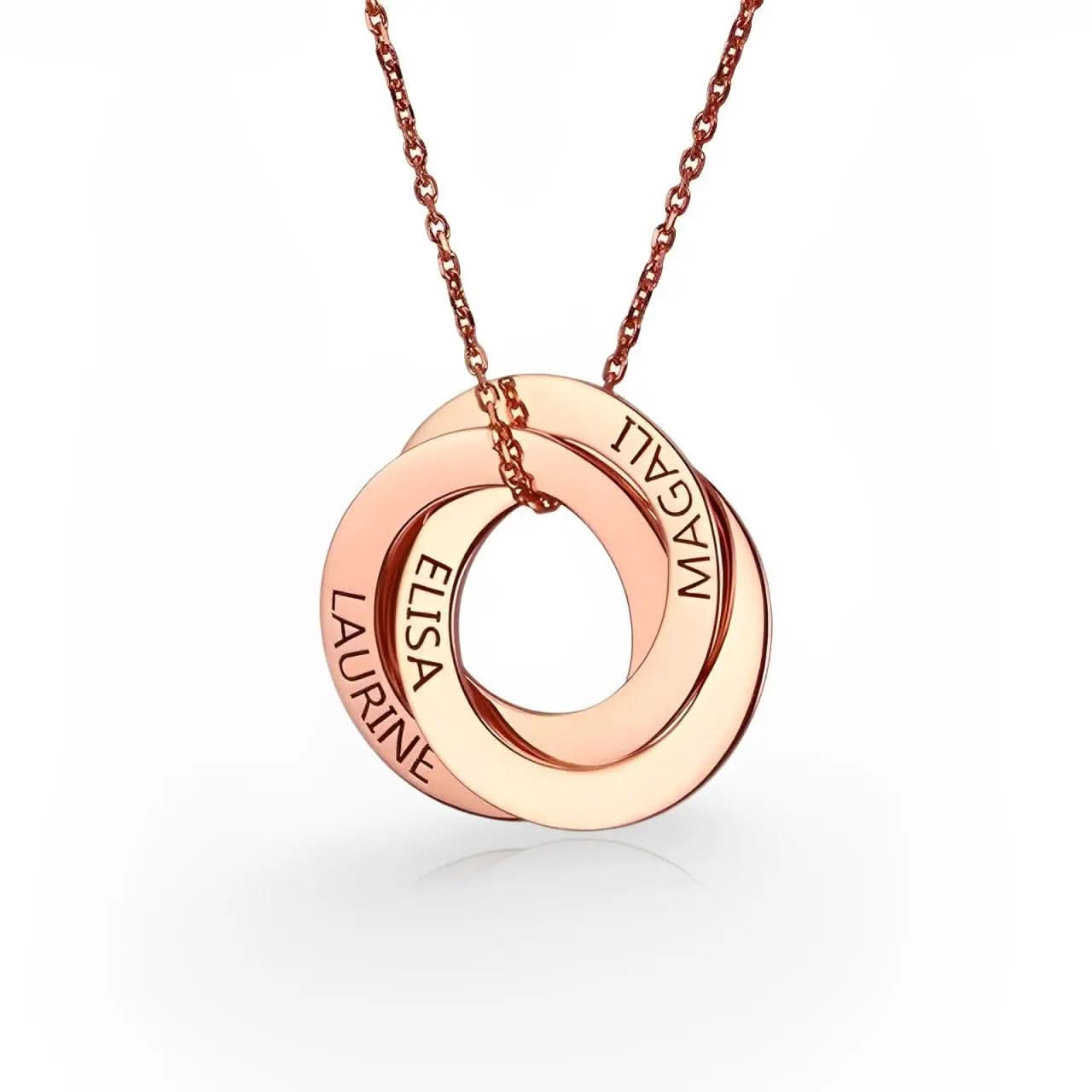 Custom Circles Gift Necklace Circles