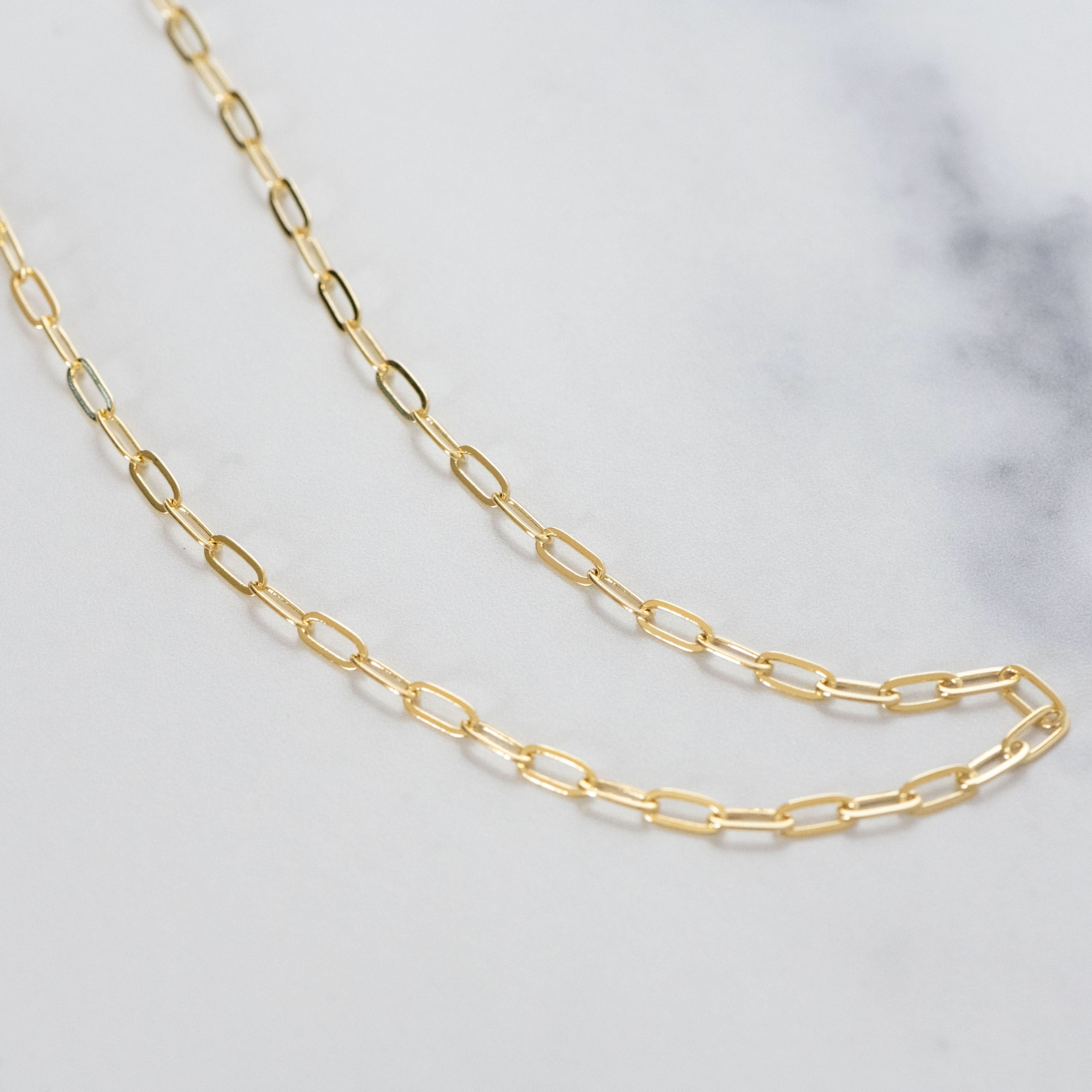 Small Paperclip Necklace