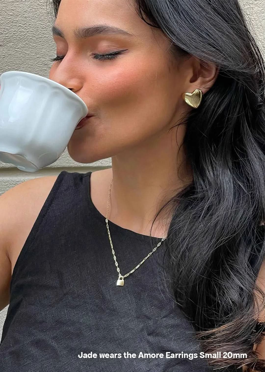 Amore Earrings - Gold