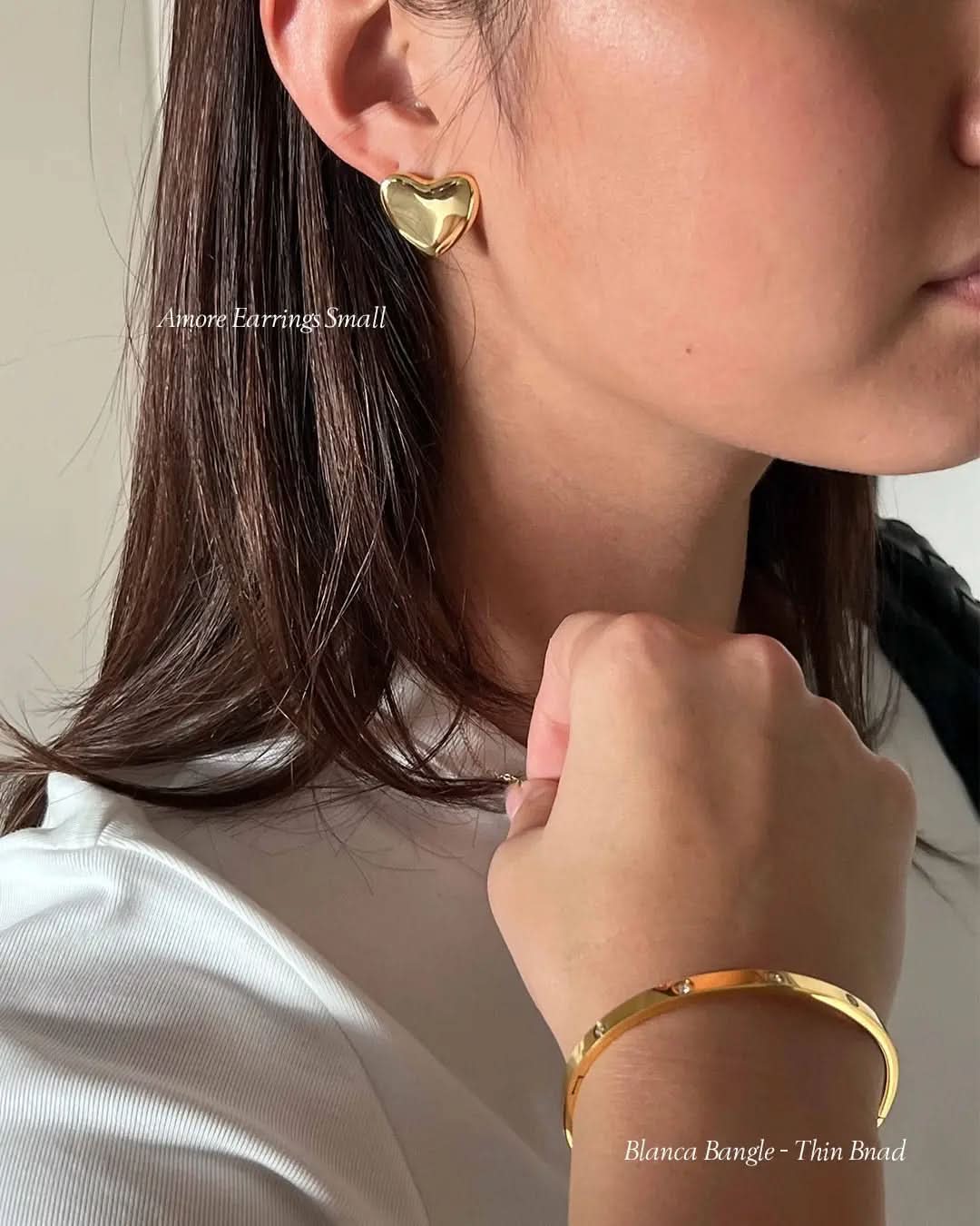 Amore Earrings - Gold