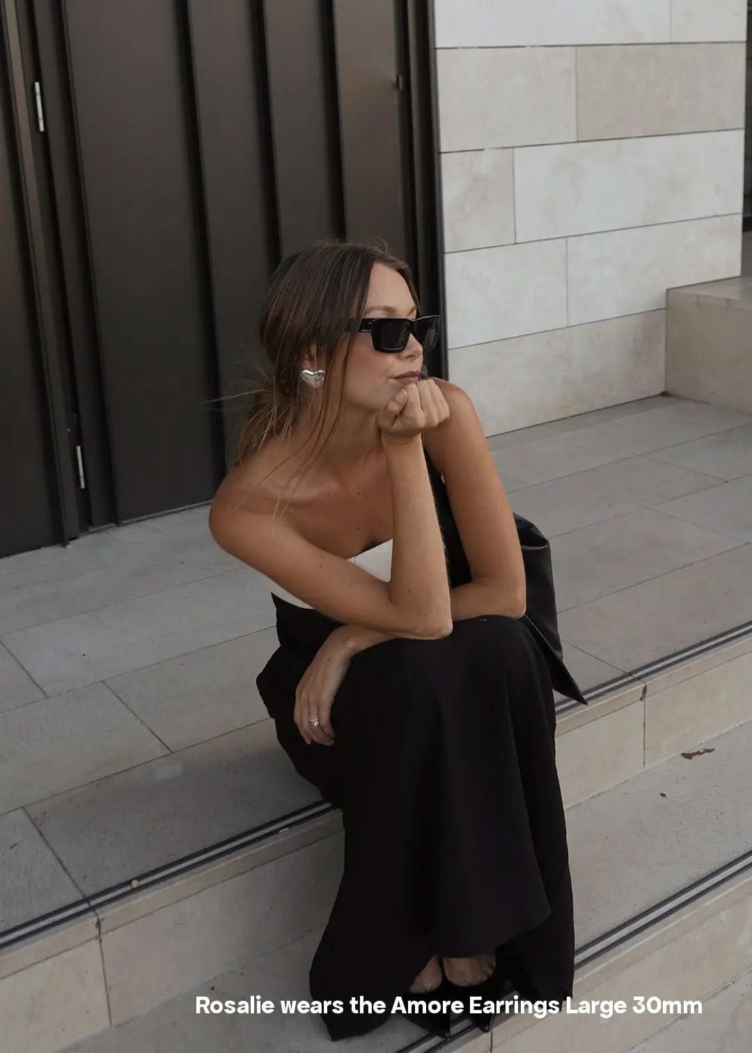 Amore Earrings -  Silver