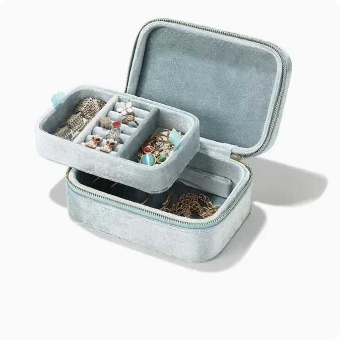 Ayuna Velvet Jewelry Case