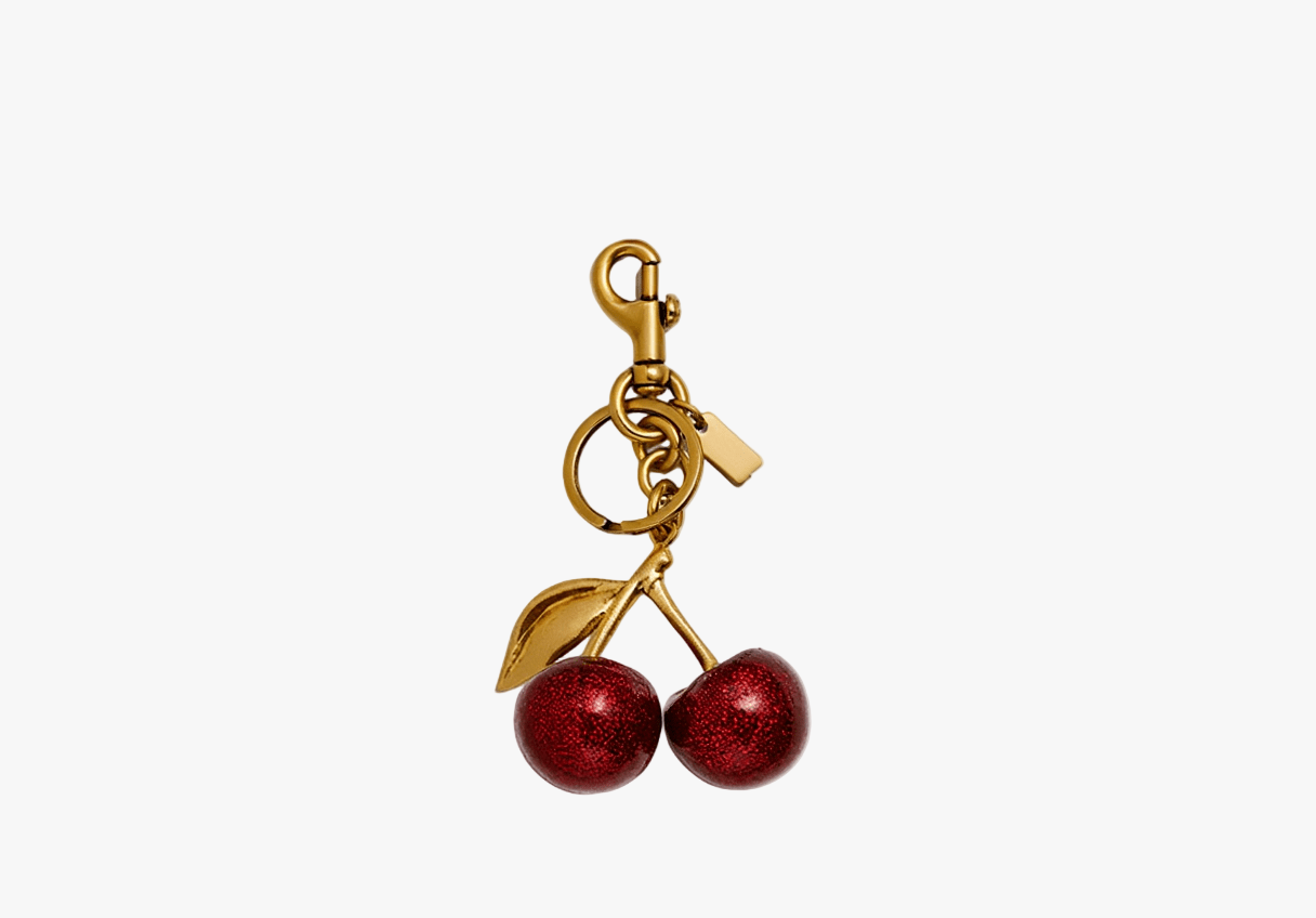 "Cherry" bag charm