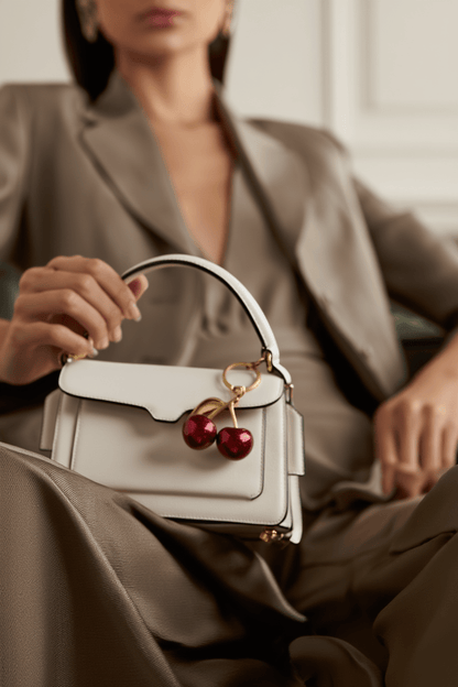 "Cherry" bag charm