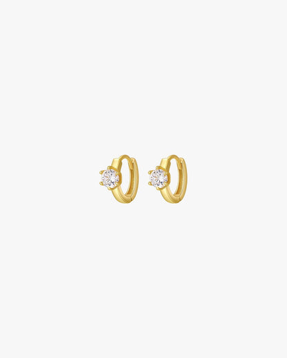 Gänseblümchen-Ohrringe - Gold 