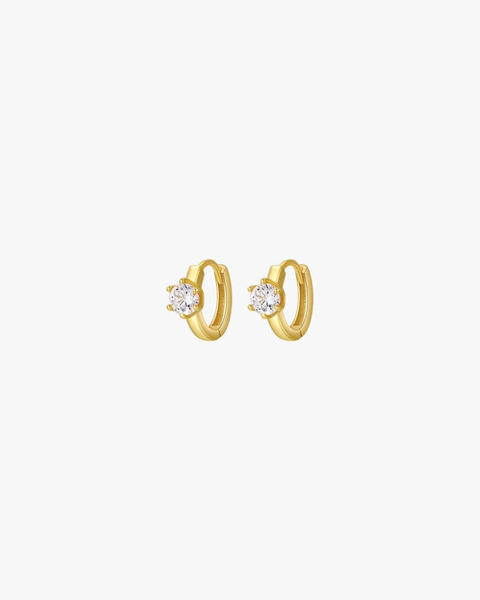 Gänseblümchen-Ohrringe - Gold 