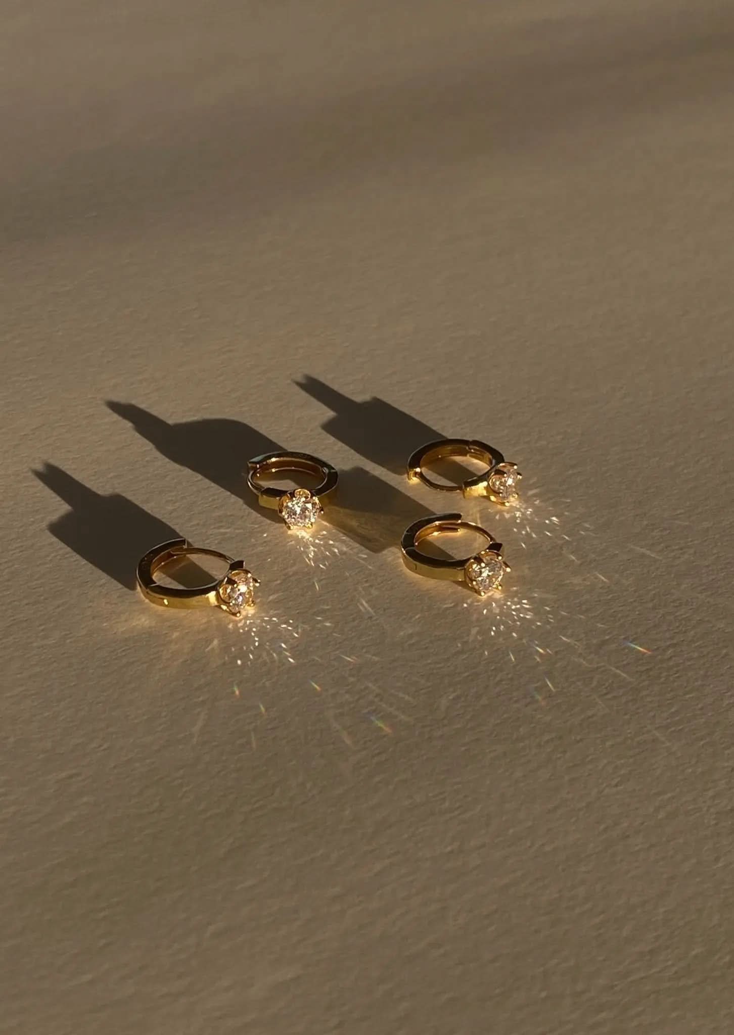 Daisy Earrings - Gold