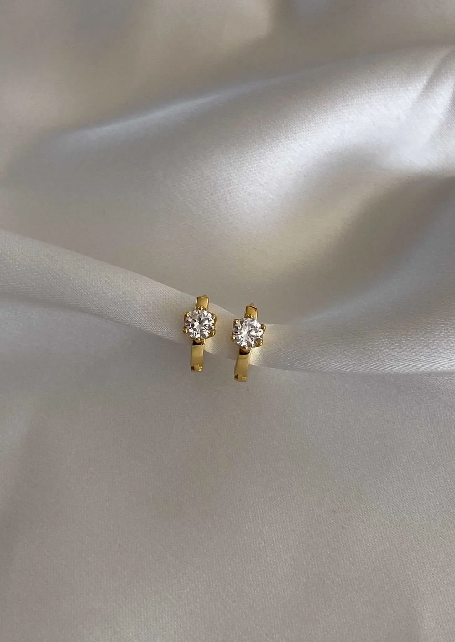 Daisy Earrings - Gold