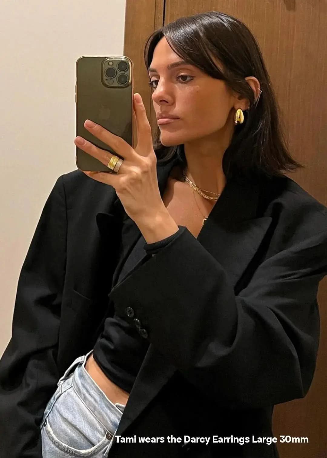 Selene Earrings – Gold