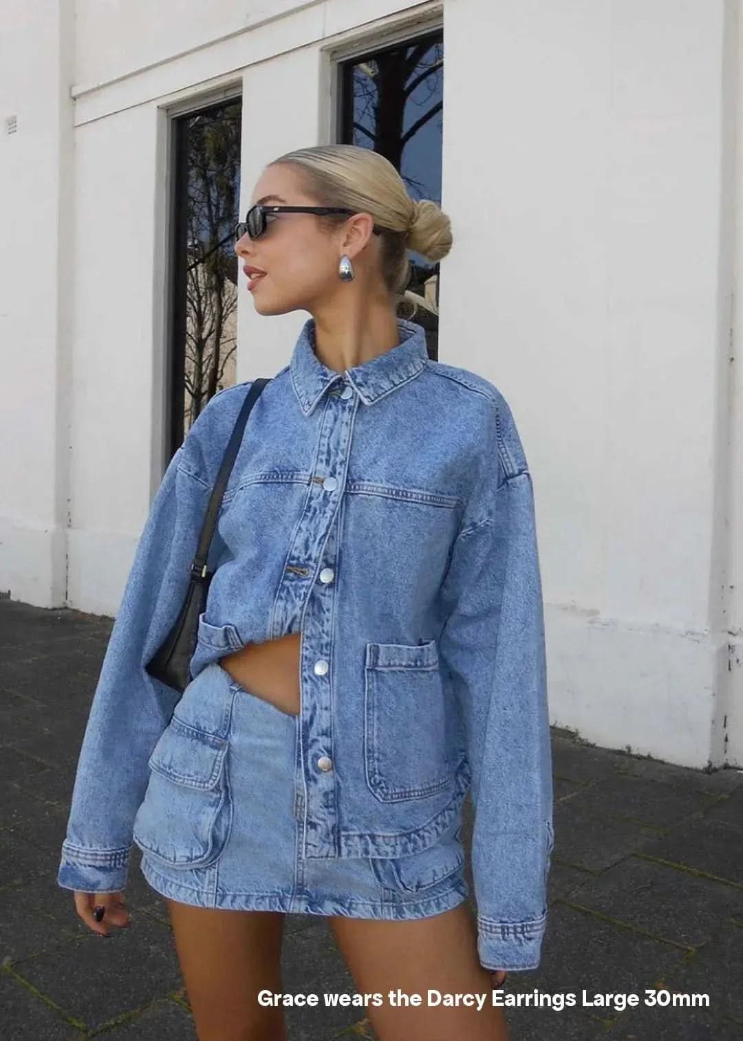 Selene Earrings - Silver