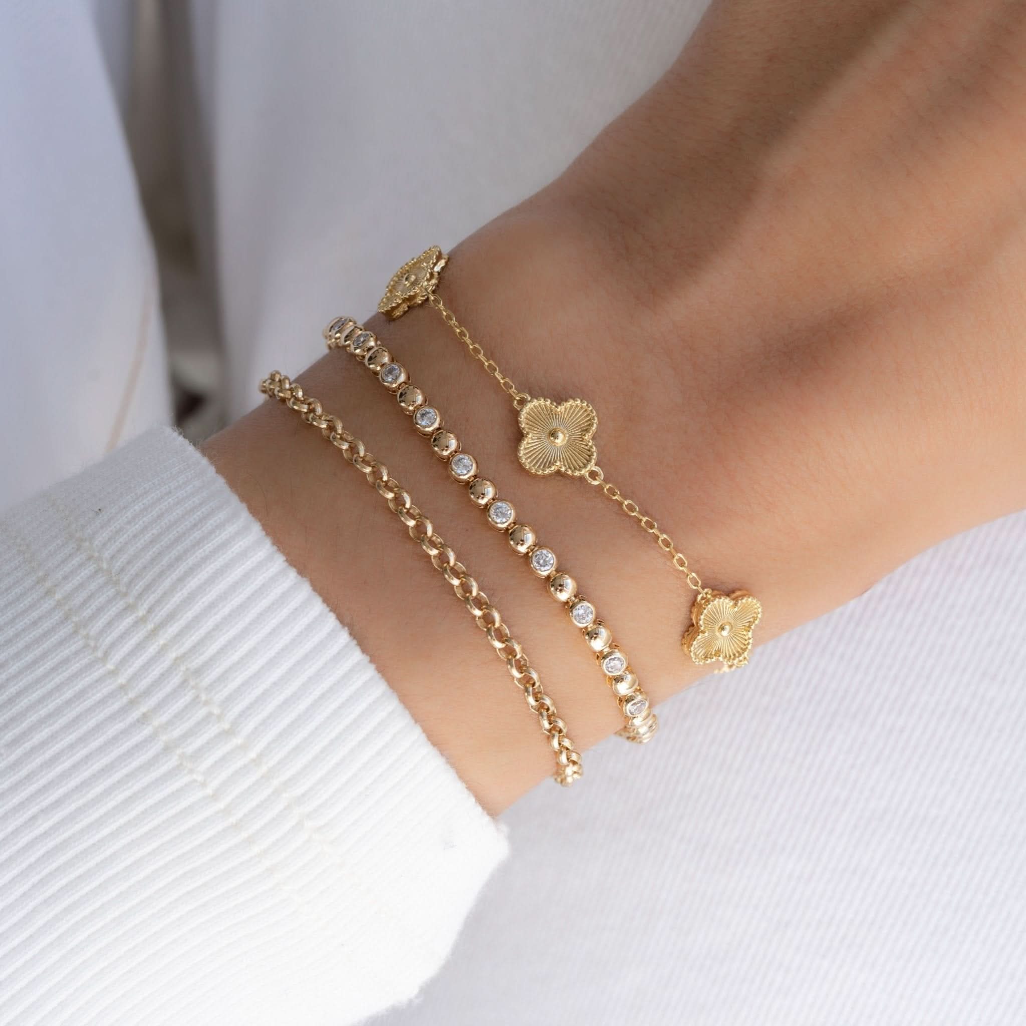 Ella Four Leaf Clover Bracelet