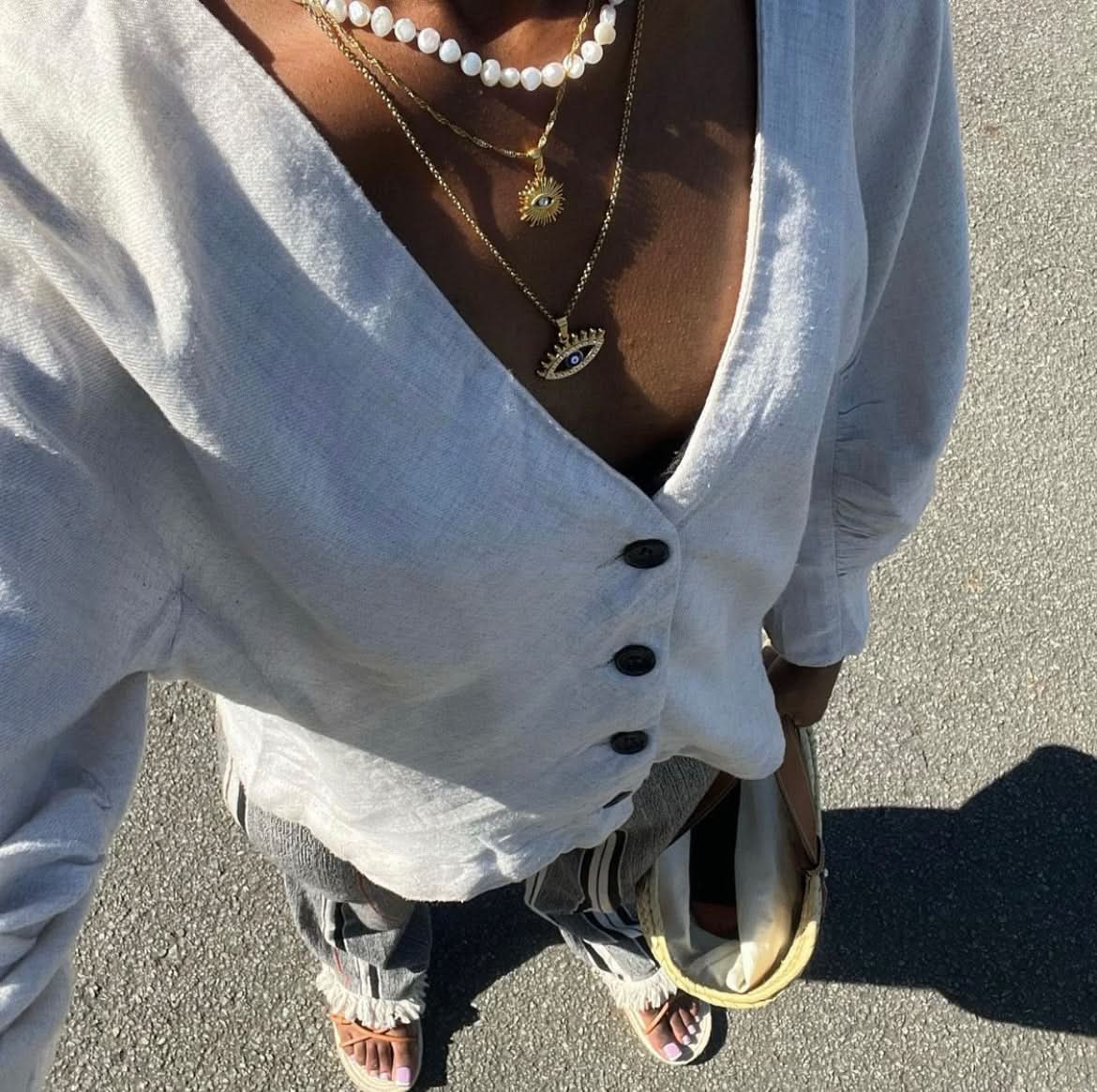 Evil Eye Sun Necklace