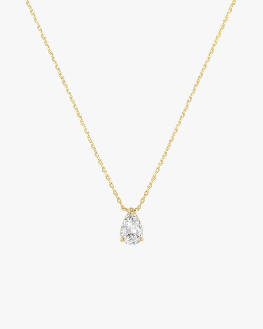 Iriss Halskette Birne - Gold 