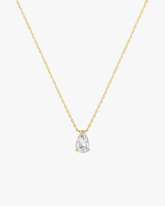 Iriss Necklace Pear - Gold