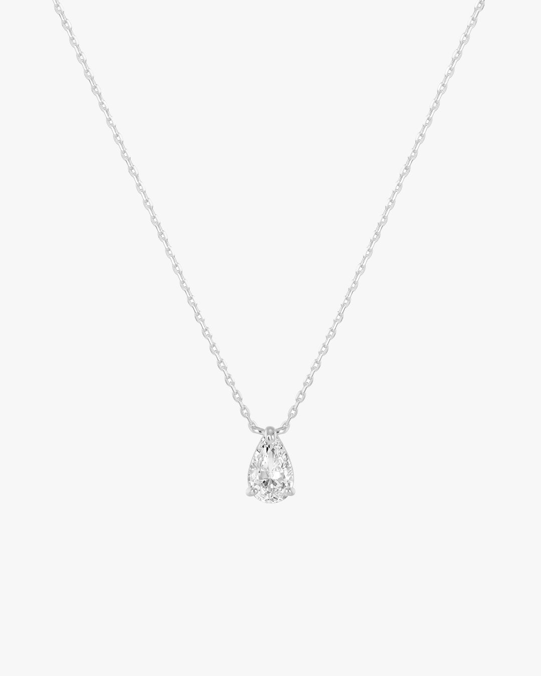 Iriss Halskette Birne - Silber 