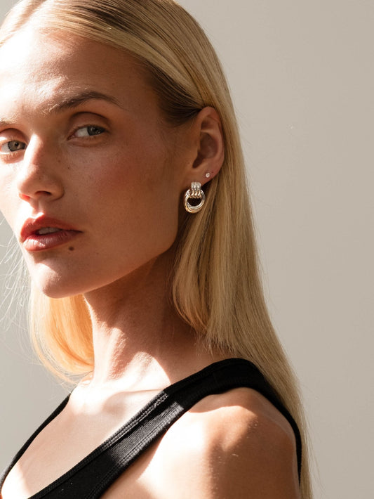 Jacquie Earrings Mini - Silver