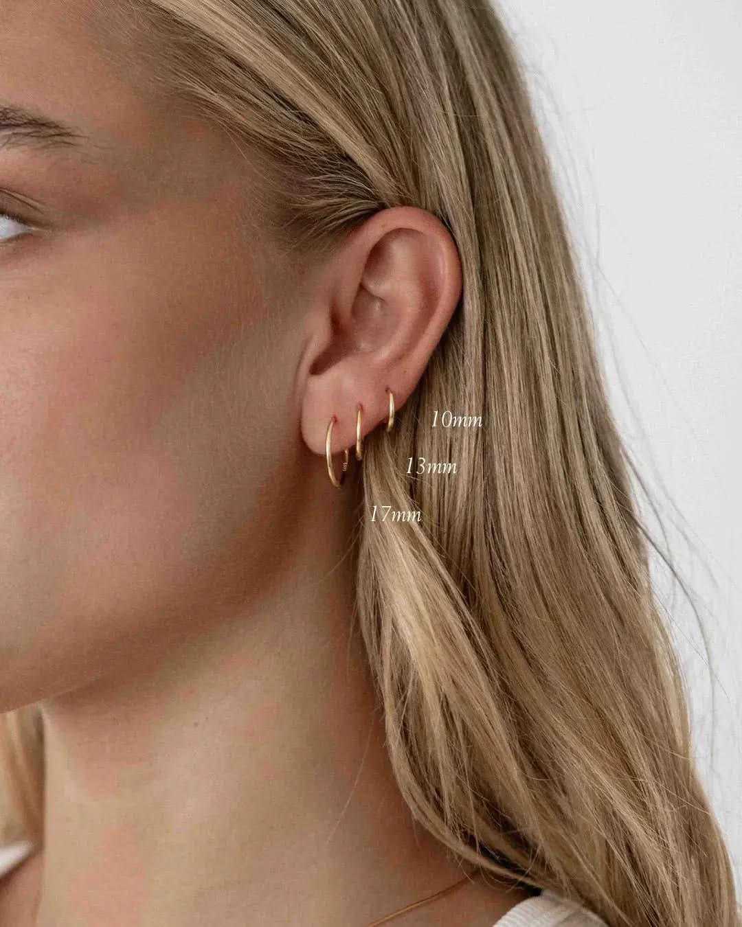 Cova Earrings - Gold Huggies