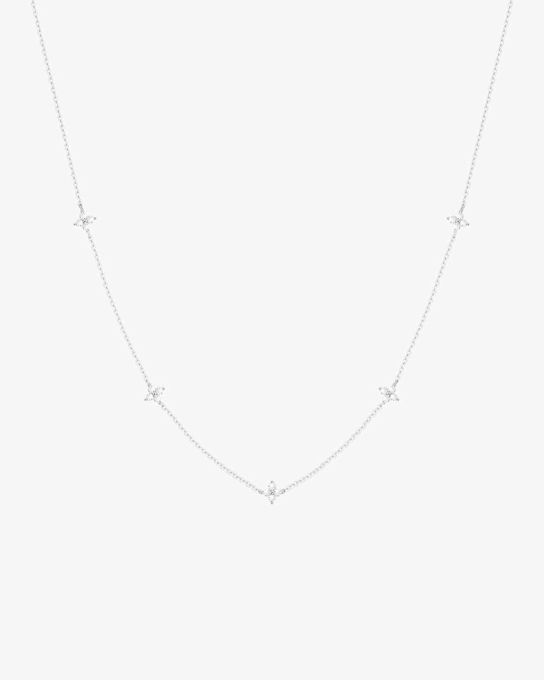 Loria Halskette Multi - Silber
