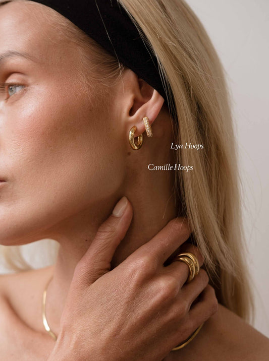 Lya Earrings - Gold