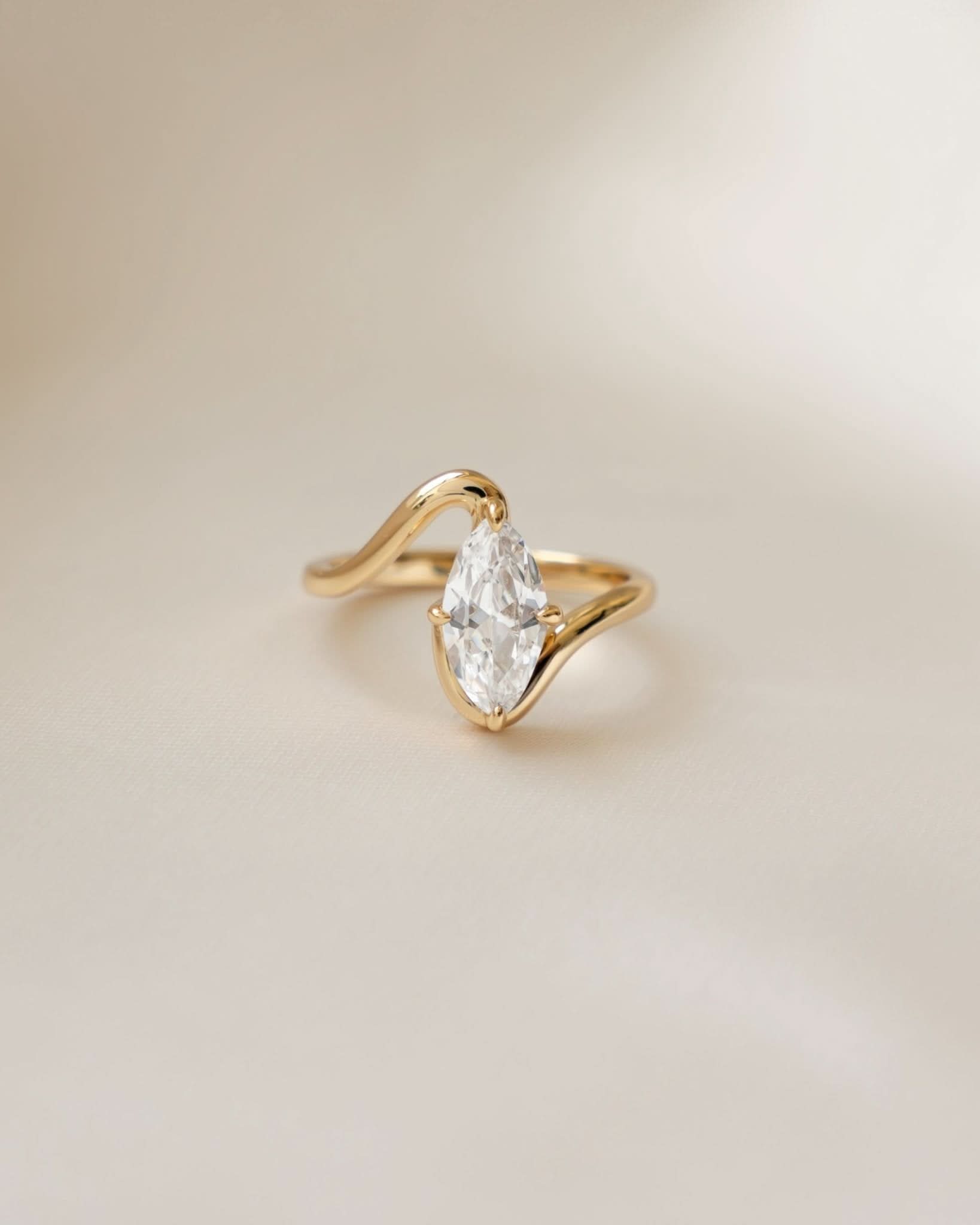 Marquise Swirl Ring